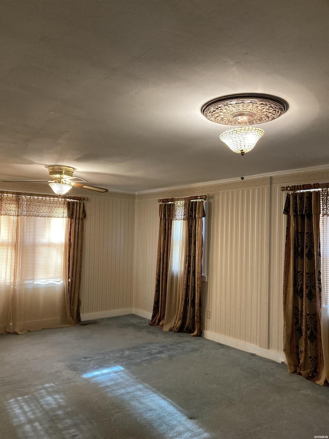 117 Waverly St, Hot Springs, AR 71913 - carpeted spare room with a healthy amount of sunlight and a ceiling fan