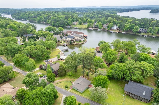 117 Waverly St, Hot Springs, AR 71913 - aerial view with a residential view and a water view