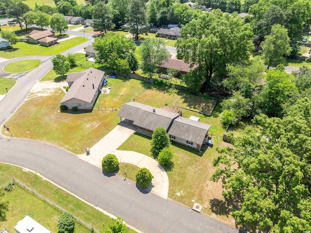 birds eye view of property featuring a residential view