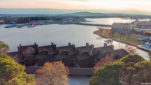 142 Lake Hamilton Dr Unit 410, Hot Springs, AR 71913 - drone / aerial view featuring a water view