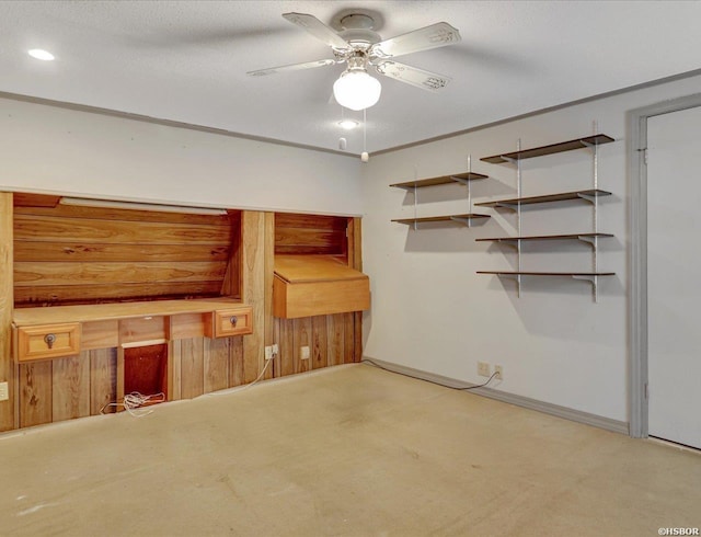 509 Belvedere Dr Unit B4, Hot Springs, AR 71901 - unfurnished living room featuring ceiling fan and light carpet