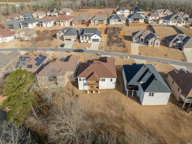 bird's eye view featuring a residential view