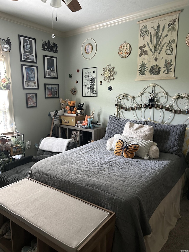 1910 Josh Dr, Conway, AR 72034 - carpeted bedroom featuring crown molding