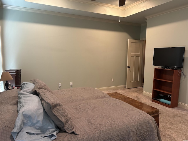 1910 Josh Dr, Conway, AR 72034 - bedroom featuring carpet flooring and ornamental molding