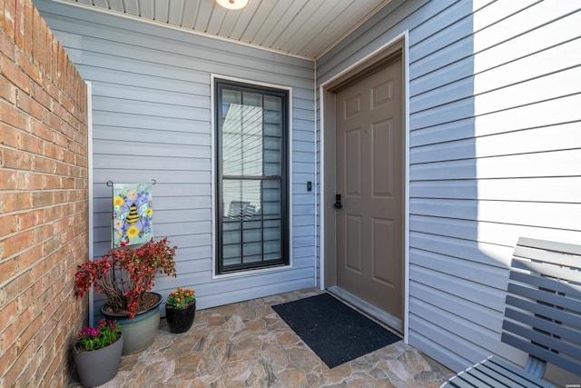 view of entrance to property