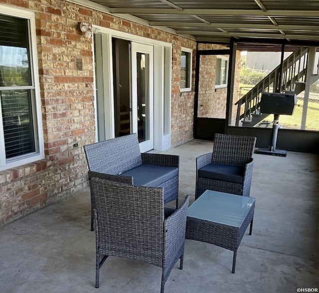 115 Ledgerock Rd, Hot Springs, AR 71913 - view of patio featuring stairway