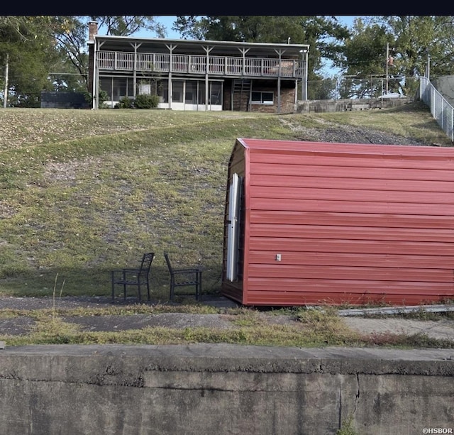 115 Ledgerock Rd, Hot Springs, AR 71913 - view of front of home with a deck