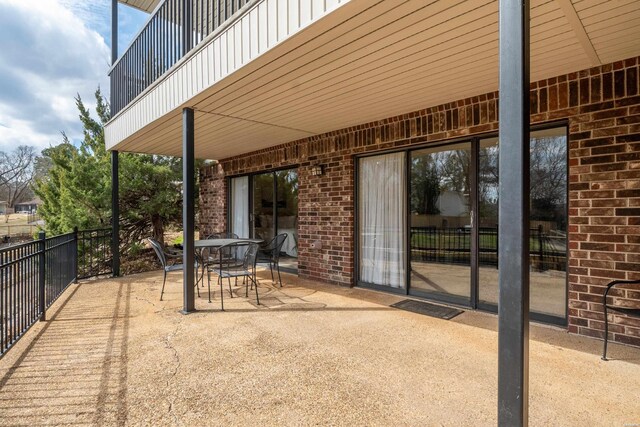 5371 Central Ave Unit 5D, Hot Springs, AR 71913 - view of patio featuring outdoor dining area