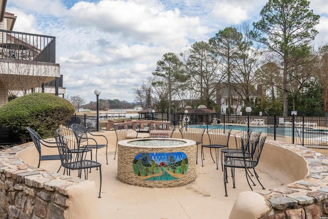 5371 Central Ave Unit 5D, Hot Springs, AR 71913 - exterior space with fence and a community pool