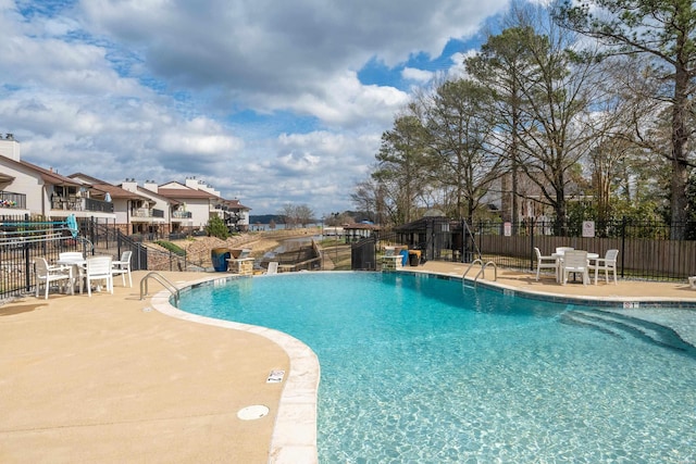 5371 Central Ave Unit 5D, Hot Springs, AR 71913 - pool with a patio area, a residential view, and fence