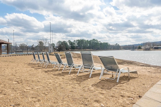 5371 Central Ave Unit 5D, Hot Springs, AR 71913 - view of community featuring a water view and fence