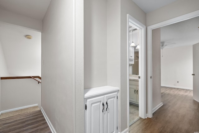 12 Beldoir Ct Unit 12, Hot Springs, AR 71901 - corridor featuring wood finished floors and an upstairs landing