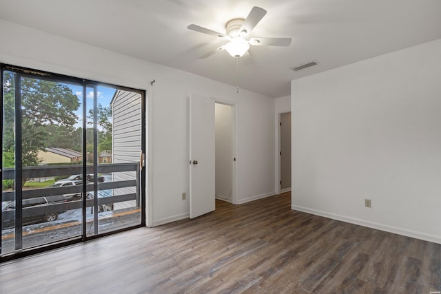 12 Beldoir Ct Unit 12, Hot Springs, AR 71901 - unfurnished room featuring wood finished floors and a ceiling fan