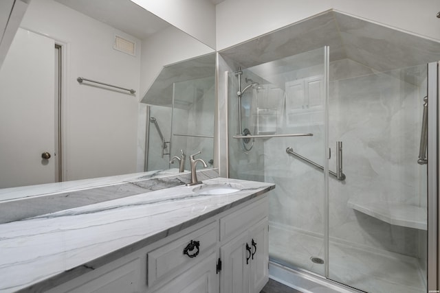 12 Beldoir Ct Unit 12, Hot Springs, AR 71901 - full bathroom featuring vanity and a stall shower