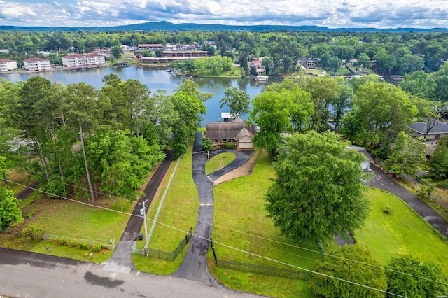 204 Paradise Pt, Hot Springs, AR 71913 - drone / aerial view of a nearby body of water and a tree filled landscape