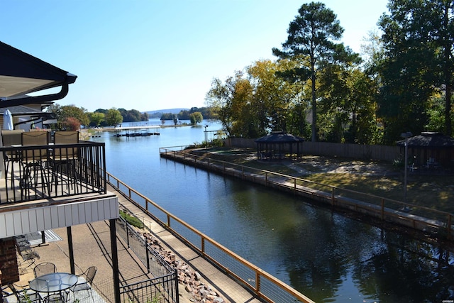 5371 Central Ave Unit 3D, Hot Springs, AR 71913 - view of water feature with a gazebo