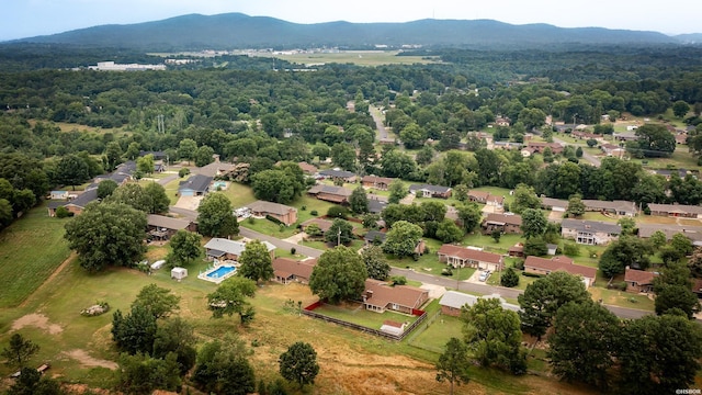 221 San Juan Dr, Hot Springs, AR 71913 - aerial view of residential area with mountains