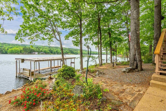 18 Escondite Ln, Hot Springs Village, AR 71909 - dock with a water view