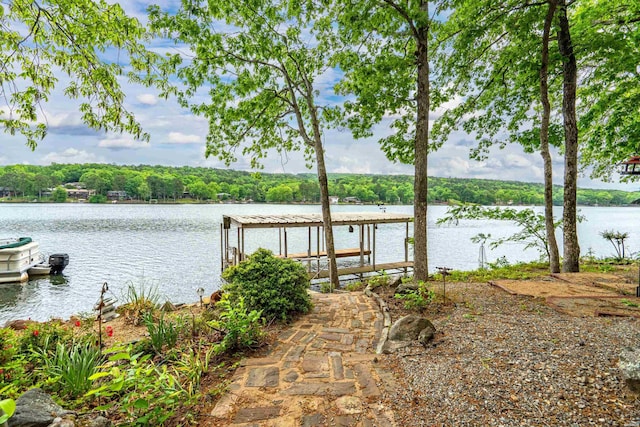18 Escondite Ln, Hot Springs Village, AR 71909 - dock featuring a water view