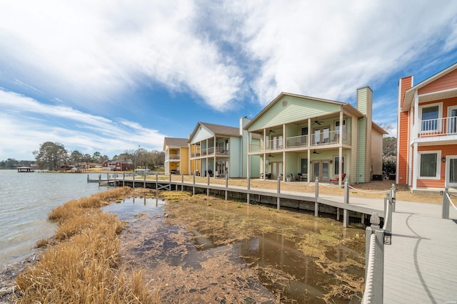 128 Kaleigh Ct Unit B, Hot Springs, AR 71913 - dock area featuring a water view