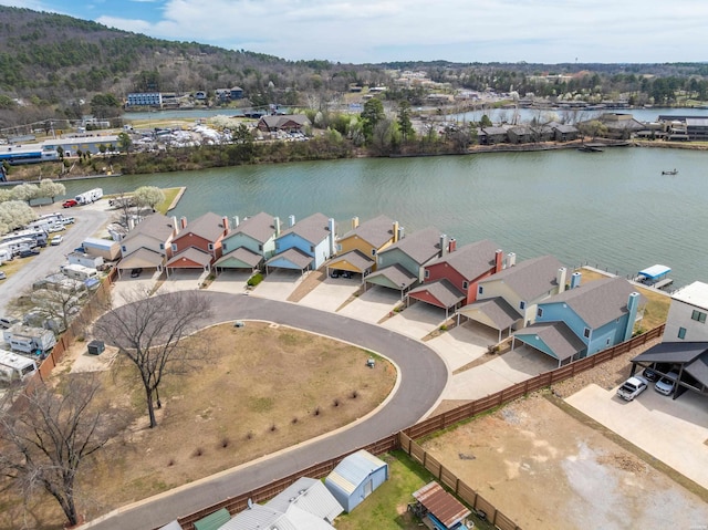 128 Kaleigh Ct Unit B, Hot Springs, AR 71913 - aerial perspective of suburban area with a nearby body of water