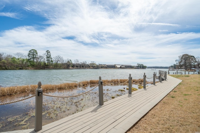 128 Kaleigh Ct Unit B, Hot Springs, AR 71913 - dock area with a water view