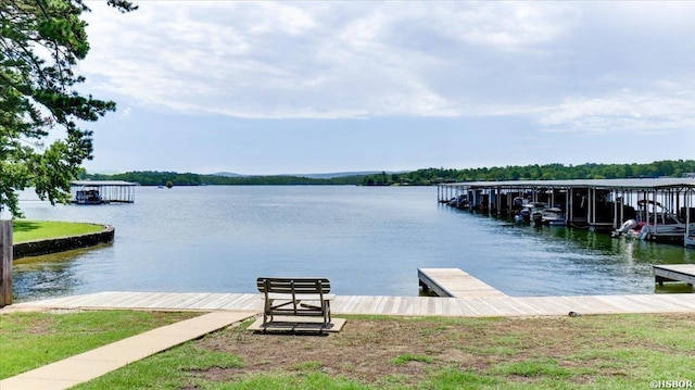 270 Lake Hamilton Dr Unit D6, Hot Springs, AR 71913 - dock area featuring a water view