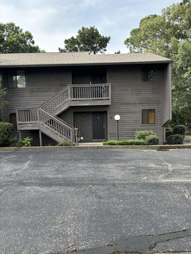 view of property with stairs