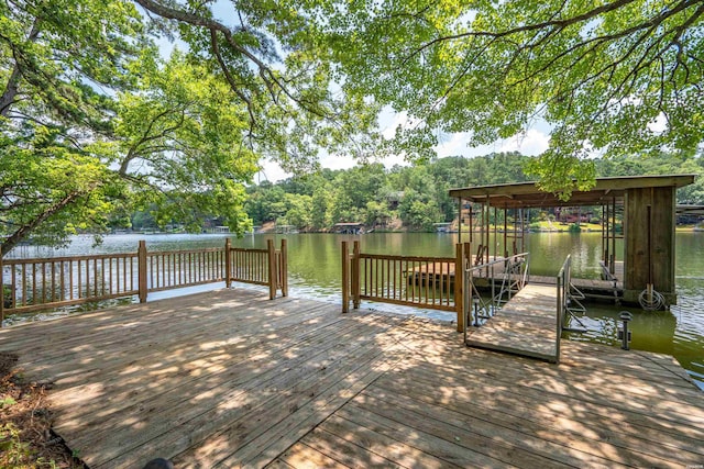 1200 Rock Creek Rd, Hot Springs, AR 71913 - dock featuring a water view