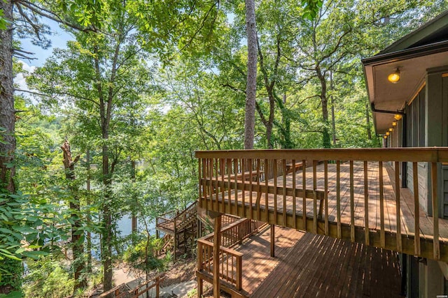 1200 Rock Creek Rd, Hot Springs, AR 71913 - view of deck