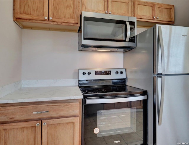 kitchen with stainless steel appliances