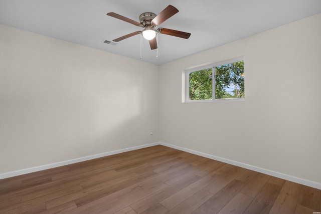 106 Grissom Trl, Hot Springs, AR 71913 - unfurnished room featuring baseboards, wood finished floors, and ceiling fan