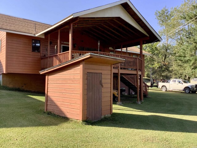 5434 Park Ave, Hot Springs, AR 71901 - view of outbuilding with stairway