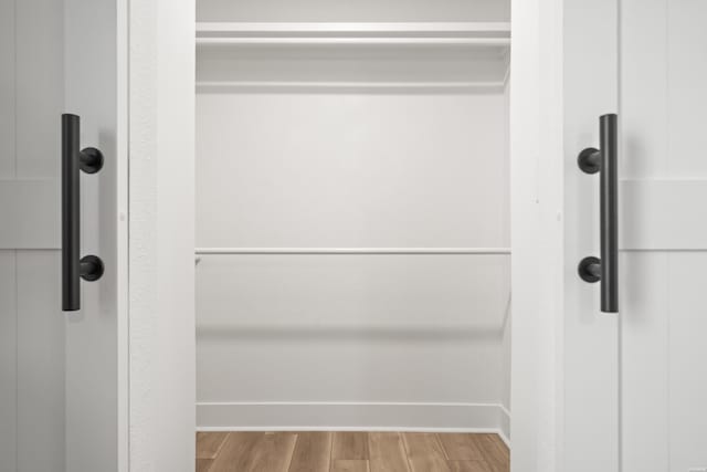 view of closet