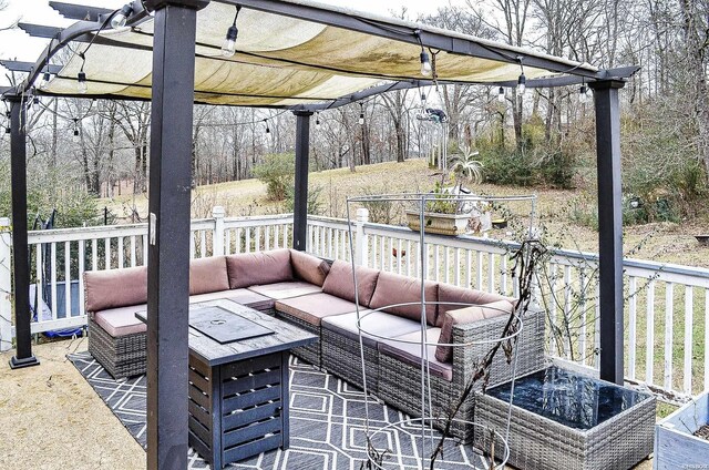 view of patio / terrace with outdoor lounge area