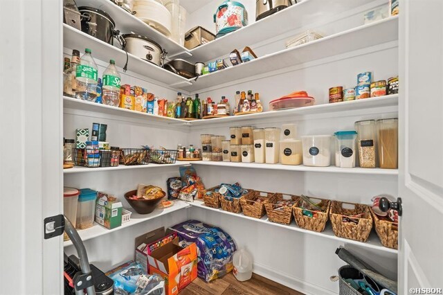 view of pantry