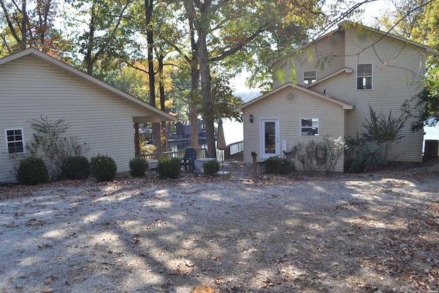 view of property exterior with central air condition unit