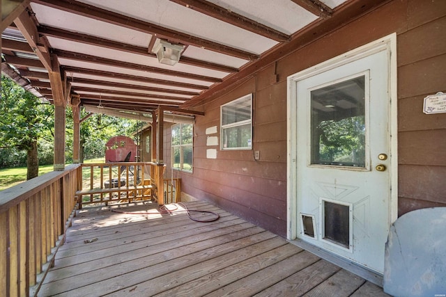 124 Primrose Ln, Pearcy, AR 71964 - view of deck