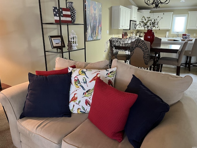141 Central Ter Unit D, Hot Springs, AR 71913 - living area with crown molding