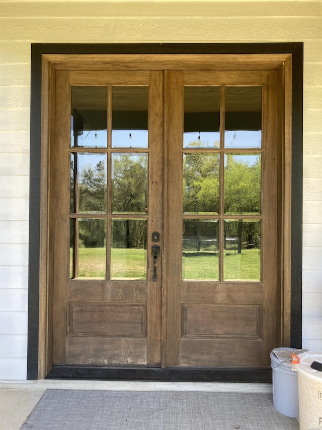 197 Country View Trl, Pearcy, AR 71964 - doorway to property with french doors