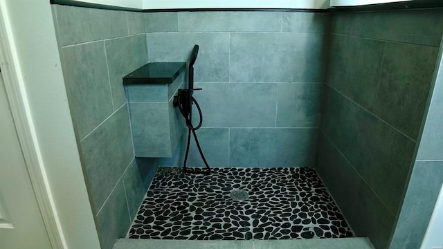 197 Country View Trl, Pearcy, AR 71964 - bathroom featuring a tile shower