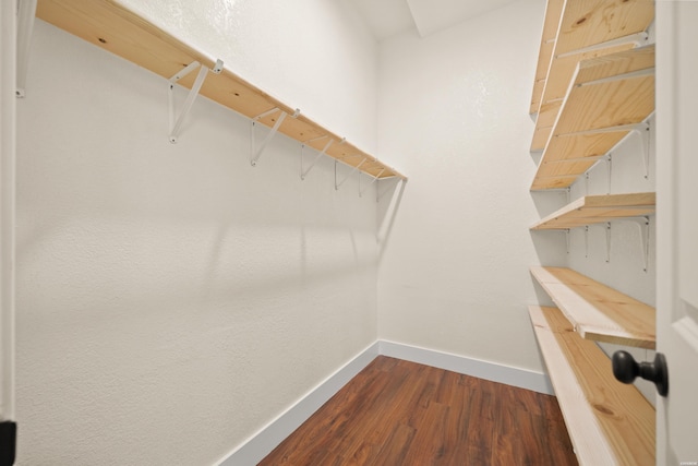 301 Walter St, Hot Springs, AR 71901 - walk in closet featuring dark wood-style flooring