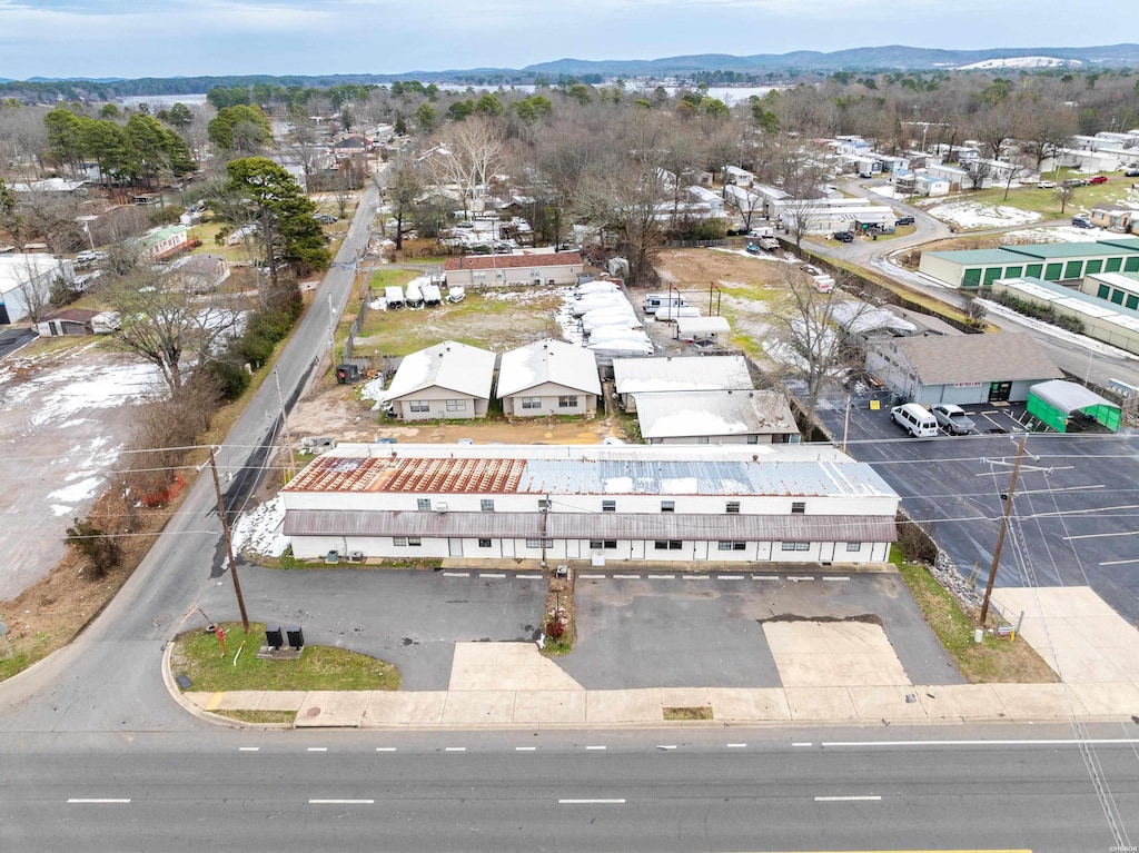 drone / aerial view featuring a residential view