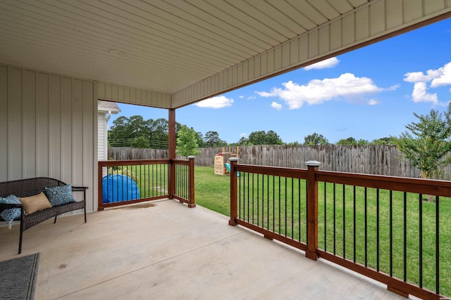 115 Gatehills Pl, Hot Springs, AR 71913 - fenced backyard featuring a patio
