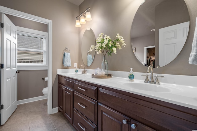 115 Gatehills Pl, Hot Springs, AR 71913 - bathroom with double vanity and tile patterned flooring