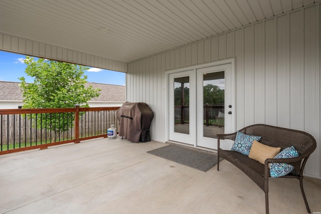 115 Gatehills Pl, Hot Springs, AR 71913 - view of patio featuring area for grilling and french doors