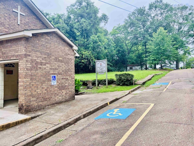 view of uncovered parking lot