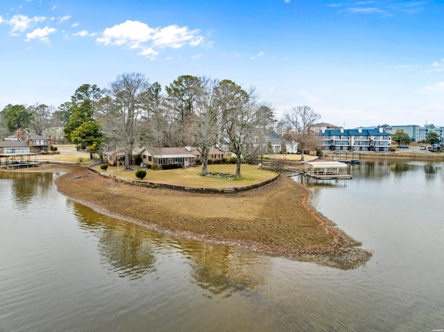 view of water feature featuring a residential view