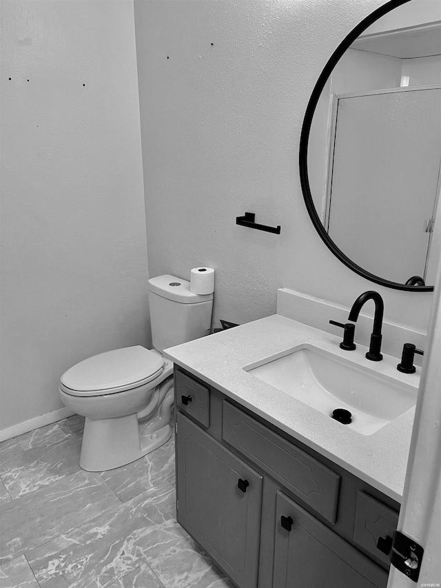 1135 Twin Pts Unit C, Hot Springs, AR 71913 - half bath featuring vanity and marble finish floors