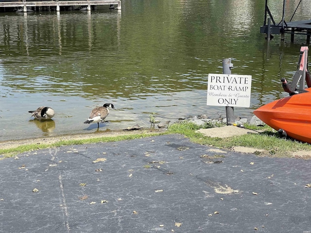 1135 Twin Pts Unit C, Hot Springs, AR 71913 - dock area with a water view